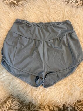 SHEIN Light Blue Athletic Running Shorts